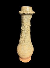 Antique Qingbai Funerary Urn with Dragon & Figures; Possibly Song Dynasty picture