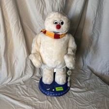 Vintage Gemmy Frosty The Snowman Animated Musical Plush Light Up Christmas Decor picture