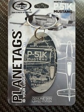 MotoArt Planetags North American P-51K Mustang Blue/Silver EASTER EGG picture