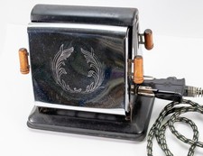 Vintage Electric Toaster Dominion Style #1101 Flip-Door Flip-Flop #1101 1940s picture