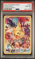 Pokémon TCG Pikachu Crown Zenith Holo Card 160/159 Secret Rare PSA 10 picture