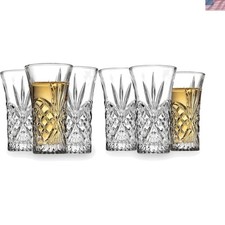Dishwasher Safe 6-Piece Shot Glass Set - Elegant Dublin Crystal for Any Occasion picture