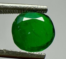 1 Ct WOW1 Transparent Top Green Swat Emerald Cut Gemstone From Pakistan. picture