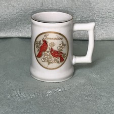 NWOT - Scotty Mica Chokin 24K Gold Accent TENNESSEE Cardinal Design Ceramic Mug picture