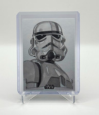 Topps Star Wars Stormtrooper Sketch Auto Hendrickson #MCP115849 picture