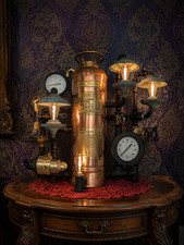 Steampunk Industrial Vintage Lamp picture