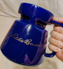 Hotjo Eddie Bauer Travel Mug Cobalt Blue with Lid Highwave Wide Base 16 oz picture