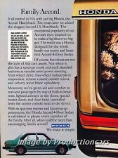 1980 Honda Accord Sedan Original 2-page Advertisement Print Art Car Ad J770 picture