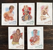 ROCKY BALBOA 2015 Allen & Ginter Full Set Creed, Drago, Lang, Thunderlips -HOGAN picture