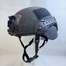 Medium SWAT Black ACH Ballistic Military Advanced Combat Helmet MICH MSA picture
