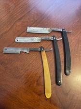 Lot Of 3 Vintage Straight Edge Razor, Cameron’s, M.L. Brandt, Dubl Duck, Read picture