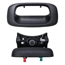 Premium Tailgate Handle Latch and Bezel Trim with Rod Clips, Fits for 1999-2007 picture