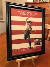 BIG 10x13 FRAMED BRUCE SPRINGSTEEN 