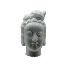 Vintage Japanese Kwan-Yin Porcelain Head Figurine 8.5