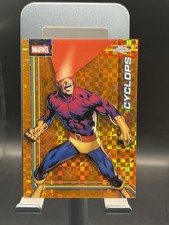 Topps 2022 Topps Chrome Marvel Cyclops #50 Orange Xfractor Parallel #/25 Card picture
