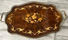 Gorgeous Vintage Italian 1950s Retro Serving Tray. 23 Inches BEAUTIFUL picture