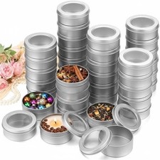 2 Ounce Metal Tins Bulk, 100 Pack picture