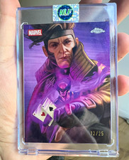 2025 Topps Chrome Deadpool Reflections Wolverine & Gambit /25 picture