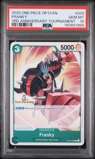 2025 ONE PIECE OP13-CARRYING ON HIS WILL #033 FRANKY PSA 10 picture