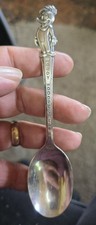 VINTAGE WOODY WOODPECKER SPOON W.L.P.  Used Silver Plate picture