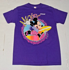 Vintage Mickey Mouse T-Shirt Sherry MFG Single Stitch Size XS/S 80s Surf Arizona picture