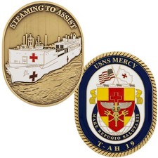 USNS Mercy Ship Challenge Coin picture