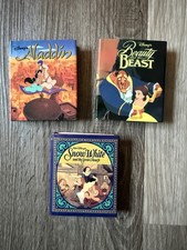 Vintage 1993 Disney Running Press Miniature Hardcover Books Lot of 3 picture