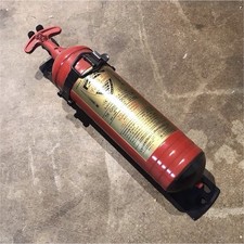 Vintage Fire Guard Fire Extinguisher w/ Mounting Bracket, Red, 12 in picture