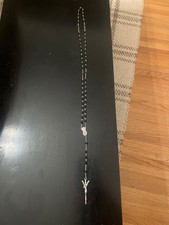 Beautiful Vintage Creed  Sterling Silver Rosary Crucifix picture