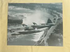 vintage blue angels over niagra falls Jet Aviation Photograph 16x20 picture