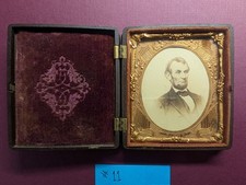 #11 1861 Abraham Lincoln Carte‑de‑Visite Union Case Littlefield, Parsons & Co. picture