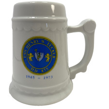 Vintage USS Henry W. Tucker DD-875 Commemorative Ceramic Stein Mug 1945-1973 picture