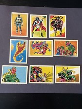 Vintage 1984 Marvel Super Heroes Secret Wars Stickers Lot - 9 Unused Excellent picture
