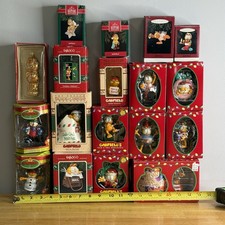 Lot 18 Vtg Garfield Christmas Ornament Lot Enesco Hallmark Trim-a-Tree Mug Read picture