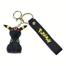 Pokemon Umbreon Keychain Purse Backpack Zipper Charm Brand New picture