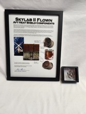 EXTREMELY RARE 1973 Skylab II Flown AFT Heat Shield Components with COA NASA picture