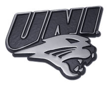 university of northern iowa UNI panthers logo chrome auto emblem usa made picture