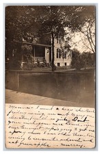 RPPC ~ Mitchell SD ~ Historic Home House Street view South Dakota picture