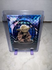 2026 Topps Chrome Star Yoda Skywalker Blue Geometric Breakers Delight Exclusive picture