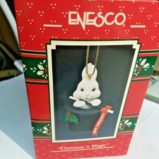 ENESCO Treasury of Christmas Ornament 1990 CHRISTMAS IS MAGIC Mark Cook DV104 picture