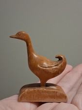 Rare Goingback Chiltoskey Vintage Goose Wood Carving Cherokee Native American picture