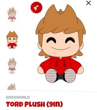 Youtooz * Eddsworld Collection * Tord * 9”Plush * In Hand picture