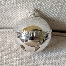 2011 Wallace Silver Plate Sleigh Bell Christmas Ornament picture