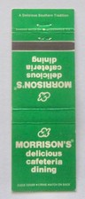 MORRISON'S CAFETERIAS: GEORGIA, FLORIDA, ALABAMA, LOUISIANA, MS MATCHBOOK COVER picture