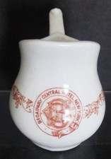 Broadway Central Hotel New York City China Cream Pitcher Building Collapsed 1973 picture