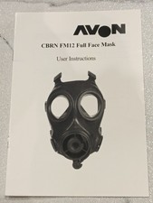 Avon FM12 CT12 Mask Manual User Handbook Issue 1 NBC SPECIAL FORCES BRITISH picture