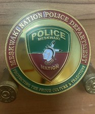 Police Challenge Coin Meskwaki Nation Iowa Tribal Law Enforcement LEO LE Tama picture