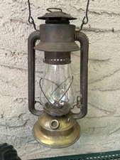 Antique 1912 E.T. Wright, No. 4 Lantern Made In Canada Rare Has Brass Font Rare picture