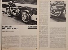 1967 Bultaco Metralla 250 Mark II 4pg Motorcycle Test Article picture