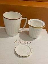 Cartier Porcelain Tea Cup with Infuser & Lid – Gift Edition – Made in Japan picture